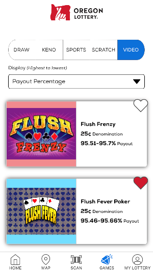 Oregon Lottery Screenshot 3