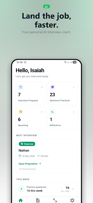 AI Interview Prep & Mock Screenshot 0