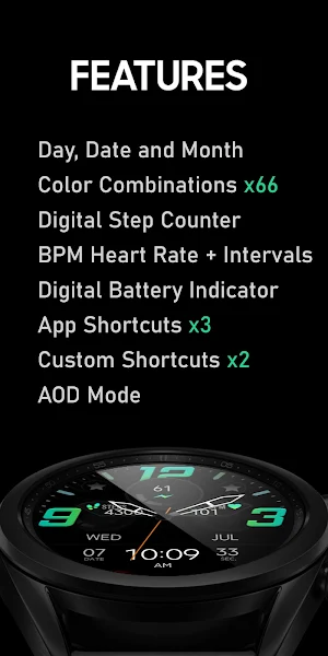 Dream 45 - Hybrid Watch Face Screenshot 1