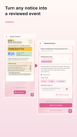 Adiufant: Family Organizer Screenshot 1