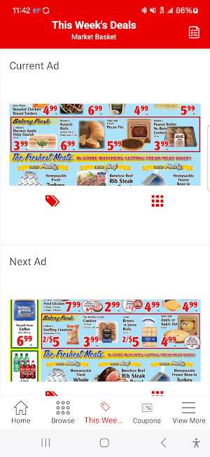 Market Basket PA Screenshot 2
