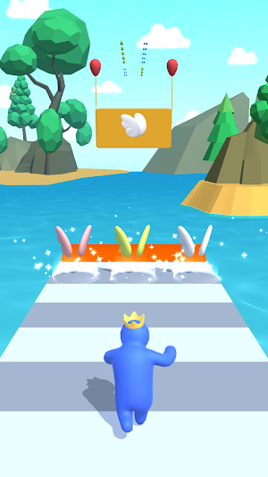 Blue Monster Run Screenshot 2