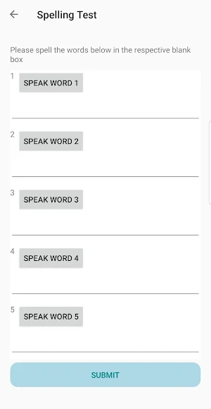 Spelling Screenshot 2