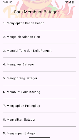 Cambat - Cara Membuat Batagor Screenshot 1