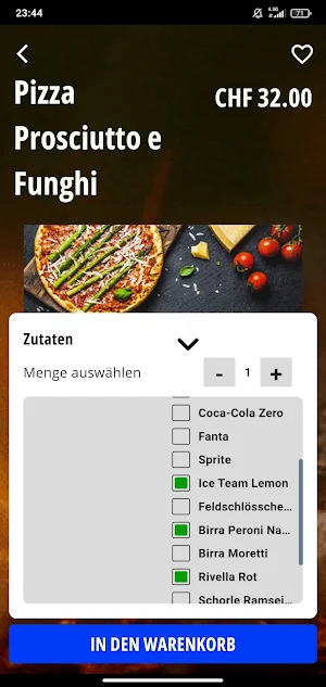Pizzeria La Casetta Rümlang Screenshot 1