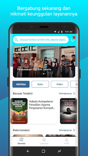 FSH UIN Jakarta Library Screenshot 1