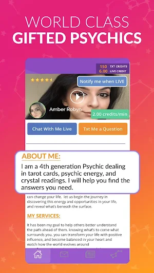 Psychic Txt & Daily Horoscopes Screenshot 3