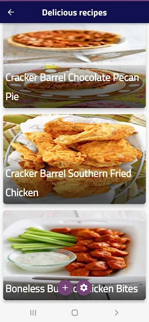 Delicious recipes Screenshot 2