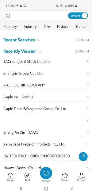 CSI - Search Business Intel Screenshot 1