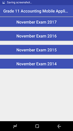 Grade 11 Accounting Mobile Application Screenshot 3