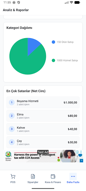 Stok, Sipariş, Kasa Takibi Screenshot 2