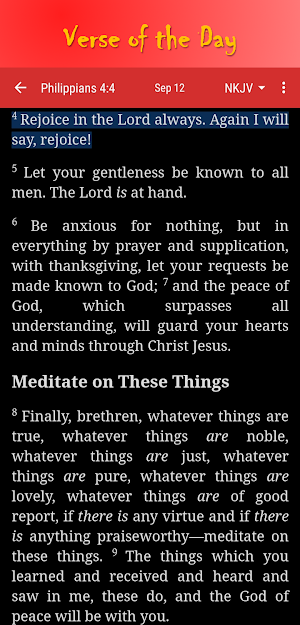 Holy Bible NKJV Screenshot 1