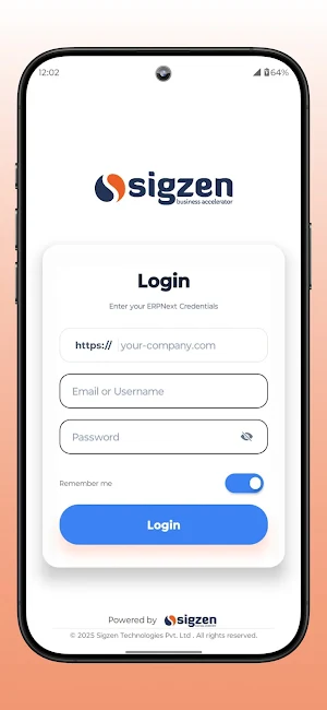 Sigzen ERPNext Screenshot 0