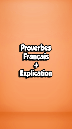 Proverbes Français Screenshot 0