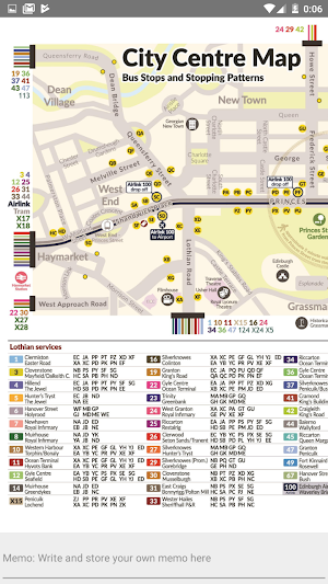 EDINBURGH BUS TRAIN MAP Screenshot 3