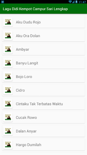 Lagu Didi Kempot Campur Sari Offline + Lirik Screenshot 0