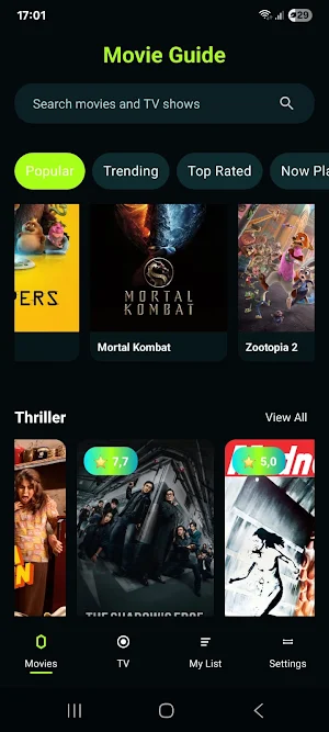 Mobiflix Screenshot 1