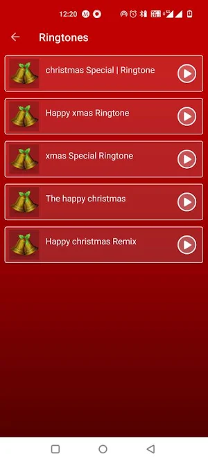 Christmas Wishes and Ringtones Screenshot 1