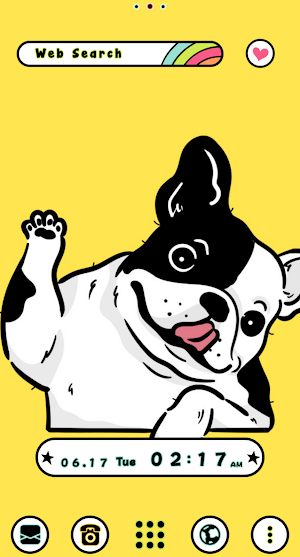 French Bulldogs Theme +HOME Screenshot 1