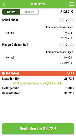 Happy Sushi Lüneburg Screenshot 1