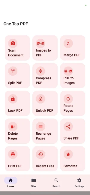 One Tap PDF Screenshot 1