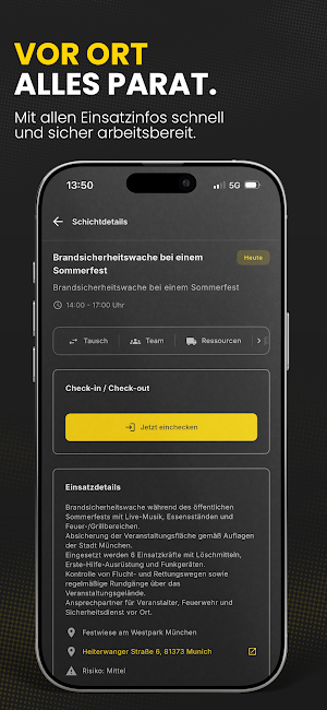 RESCURA | Dienst-& Einsatzplan Screenshot 2