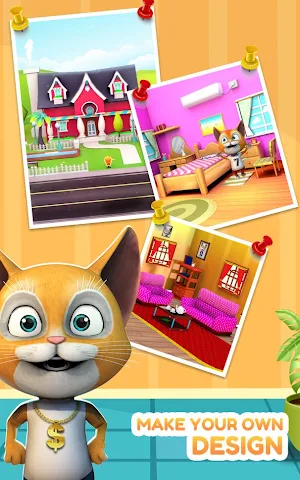 Cat Run Simulator 3D : Design Home Screenshot 3