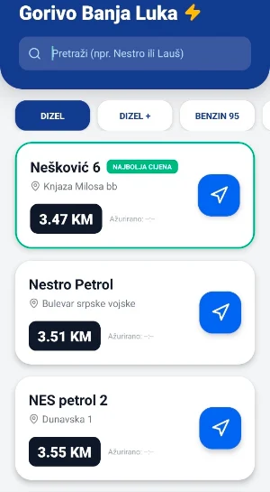 Gorivo Banja Luka Screenshot 0