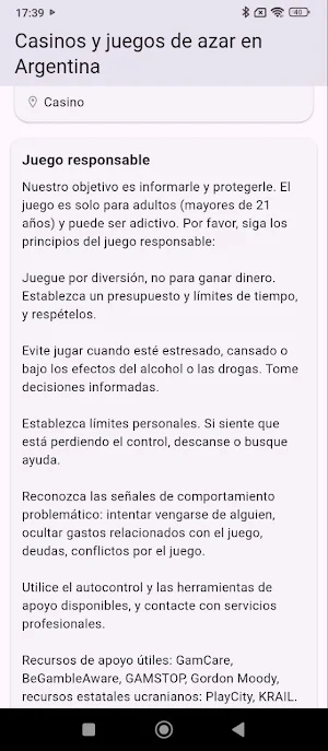 Ranking Casinos Chile–AR Screenshot 2
