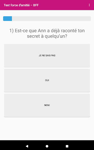 BFF Test - Test force d'amitié Screenshot 3