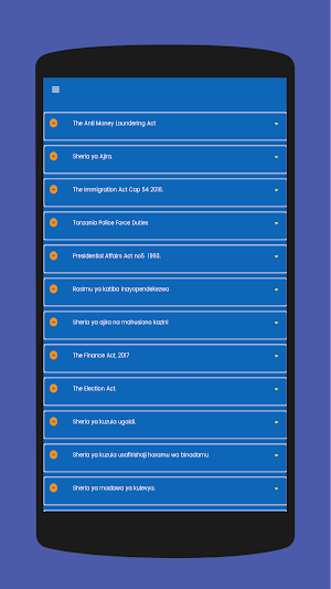 Tanzania Laws &  Amendments Screenshot 2