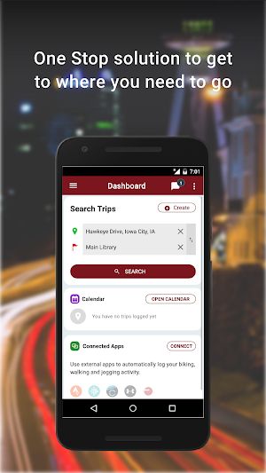 UI Rideshare Network Screenshot 2