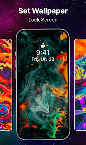 Mega Fluid Live Wallpaper 4D Screenshot 2