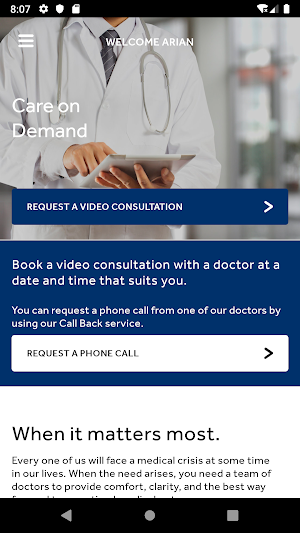 Care On Demand Screenshot 1