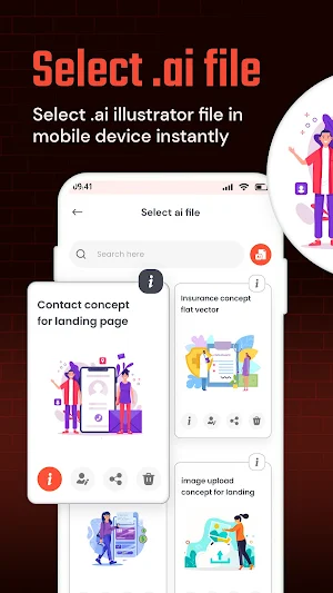 Ai illustrator Reader -Convert Screenshot 1