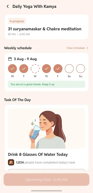 Kamya Wellness: Daily Yoga Screenshot 3