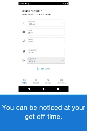 MyWorkHours - Flex Time Mgmt. Screenshot 1