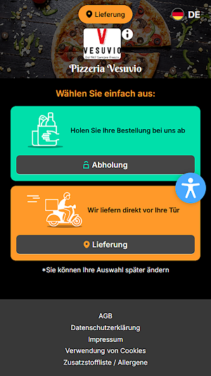 Pizza Service Vesuvio Bochum Screenshot 0