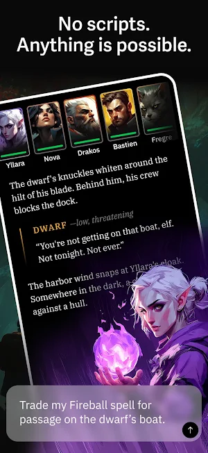 Voyage AI RPG Platform Screenshot 3