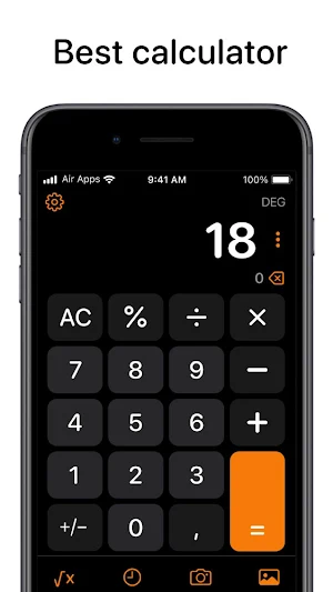 Calculator Air - Calc Plus Screenshot 0
