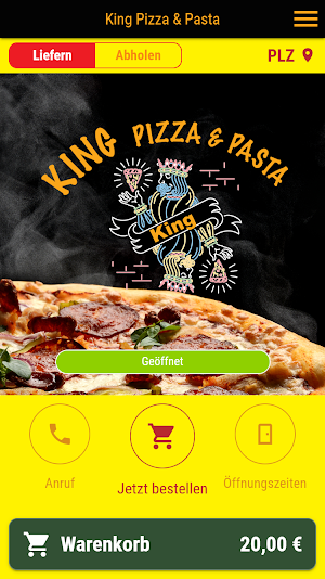King Pizza & Pasta Screenshot 0