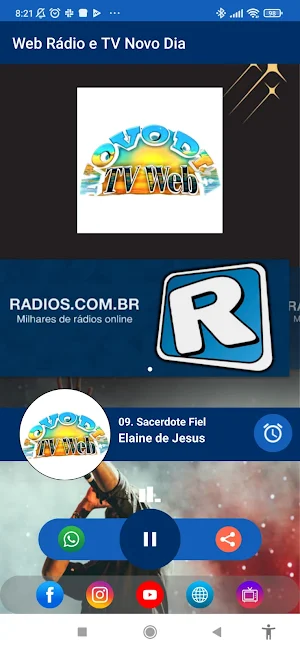 Rádio Tv Web Rrc Screenshot 1