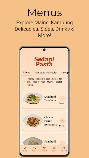 Sedap Pasta Screenshot 1