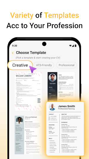 FastResume: AI CV Builder Screenshot 1
