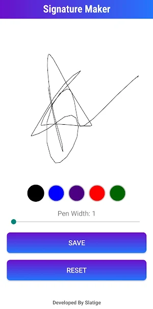 Signature Maker Screenshot 1