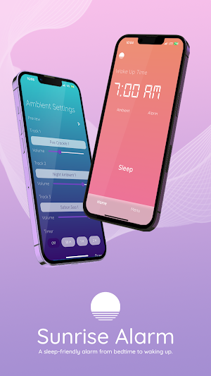 SunriseAlarm - Ambient & Alarm Screenshot 0