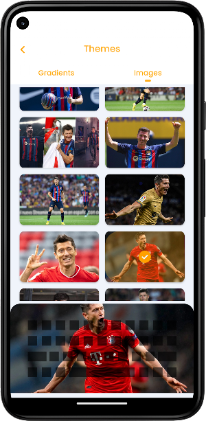 Robert Lewandowski keyboard Screenshot 2