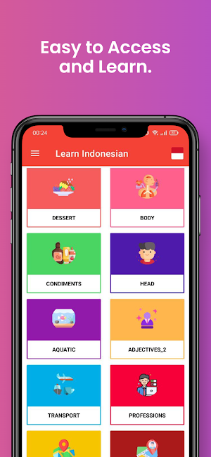 Learn Indonesian - Beginners Screenshot 1