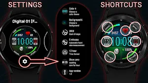 Digital 01 Watch Face Screenshot 1
