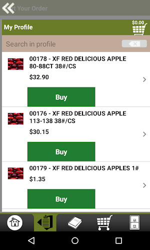 Greenleaf Ordering App Screenshot 1